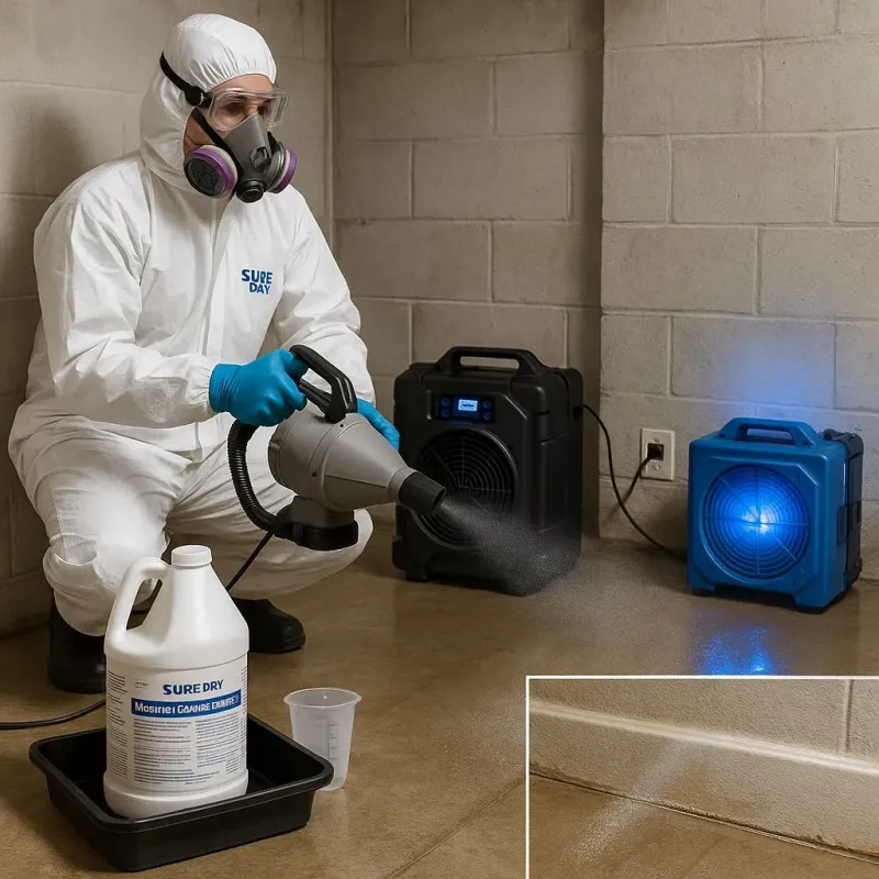 Sanitization and Odor Removal process in West Lake Hills, TX